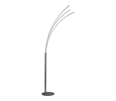 Lampy Eglo 55346 - LED Stmievateľná stojacia lampa LED/22W/230V matný chróm 55346