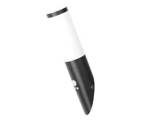 Záhradné lampy Rabalux 8146 - Vonkajšie nástenné svietidlo so senzorom BLACK TORCH 1xE27/25W/230V 8146