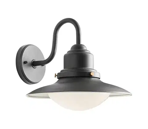 Svietidlá Redo 90093 - Vonkajšia nástenná lampa ELIO 1xE27/42W/230V IP44 90093