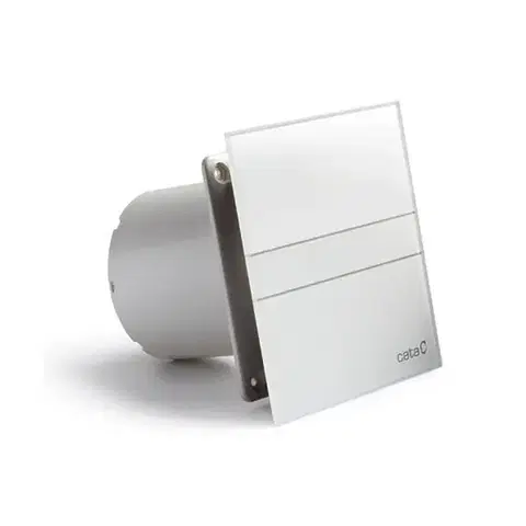 Doplnky do kúpeľne CATA - E-120 GT kúpeľňový ventilátor axiálny s časovačom, 15W, potrubie 120, biela 00901100