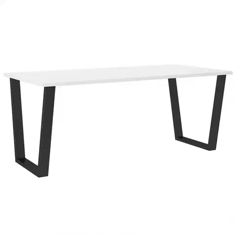 Stoly v podkrovnom štýle Stôl Cezar 185x90 – Biela