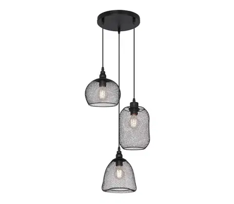 Svietidlá Globo 15047-3 - Luster na lanku ANYA 3xE27/60W/230V 15047-3