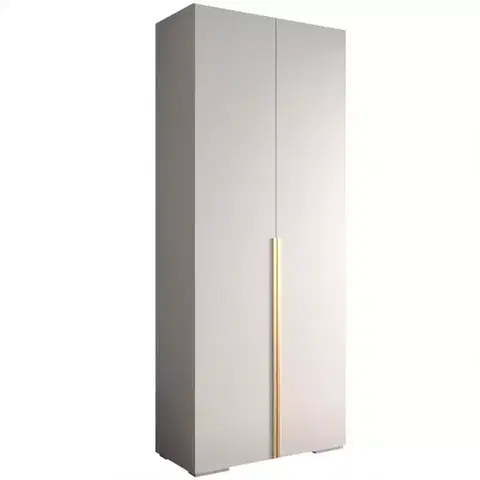 Šatníkové skrine Skriňa Ivo 1 100 biely