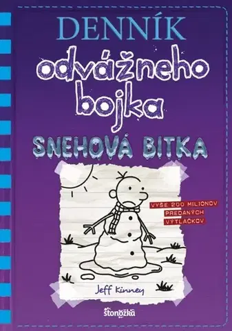 Dobrodružstvo, napätie, western Denník odvážneho bojka 13: Snehová bitka, 2.vydanie - Jeff Kinney,Elena Guričanová