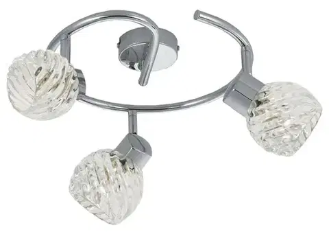 Stropná svetla Stropná špirálová lampa Fox 3X40W G9