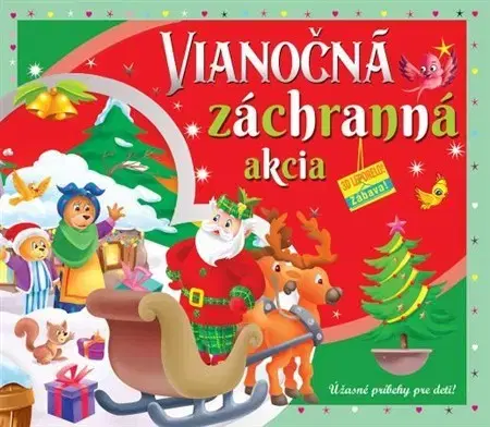 Leporelá, krabičky, puzzle knihy Vianočná záchranná akcia (3D leporelo)