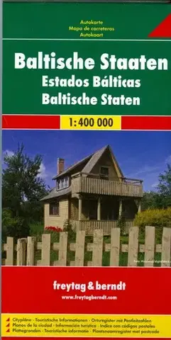 Do auta Baltické štáty 1:400 000 Automapa