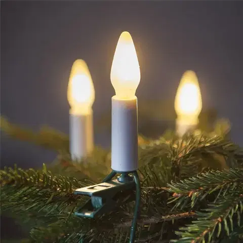 Vianočné dekorácie Súprava Felicia LED Filament biela SV-16, 16 žiaroviek