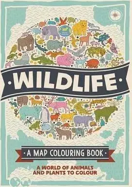 V cudzom jazyku The Wildlife - A Map Colouring Book - Natalie Hughes