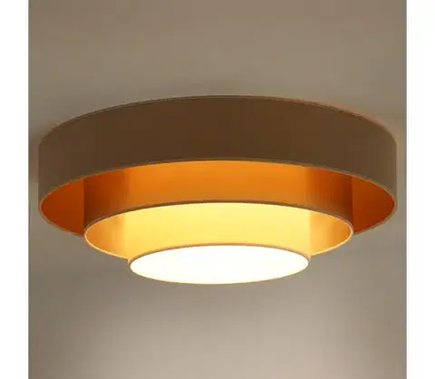 Svietidlá  - LED Stropné svietidlo LUNETA LED/26W/230V pr. 60 cm 4000K béžová/zlatá 606271