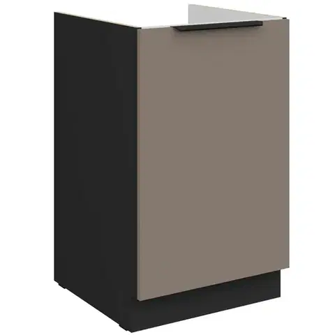 Kuchynské skrinky stojace Kuchynská skrinka Aria-Ta/Bl Anti Fingerprint 50zl 1f Bb