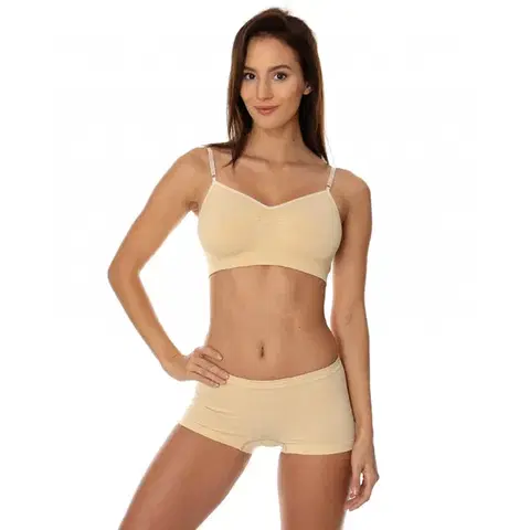 Dámske spodky Podprsenka Brubeck Cotton Comfort Beige - 75A