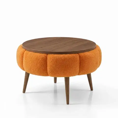 Konferenčné stolíky Konferenčný stolík PAPATYA 60 WALNUT