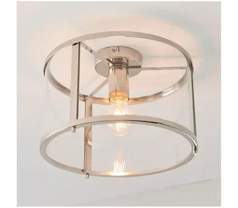 Svietidlá Endon 96150 - Stropné svietidlo HOPTON 1xE27/10W/230V lesklý chróm 96150