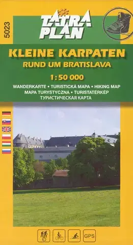 Slovensko a Česká republika Malé Karpaty, okolie Bratislavy 1:50 000 - nem. TM 5023