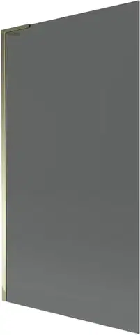 Sprchové dvere MEXEN/S - Next L vaňová zástena FIX 100 x 150, grafit, zlatá 895-100-000-03-40-50
