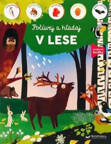 Zvukové knihy V lese - počúvaj a hľadaj