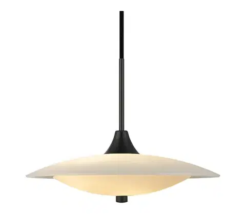 Svietidlá Halo Design 991300 - Luster na lanku BARONI 2xG9/18W/230V pr. 40 cm biela/čierna 991300