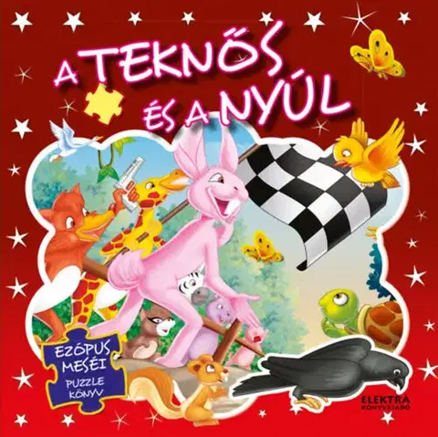 Leporelá, krabičky, puzzle knihy A teknős és a nyúl