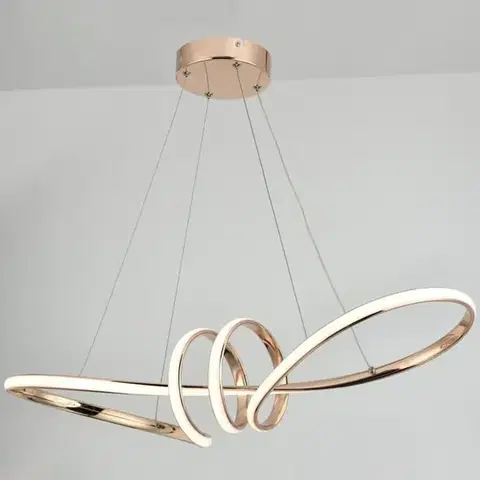 Moderné lampy do obývačky 45AD LAMPA KROTOS GOLD AH-KRLED40GD LED LW1