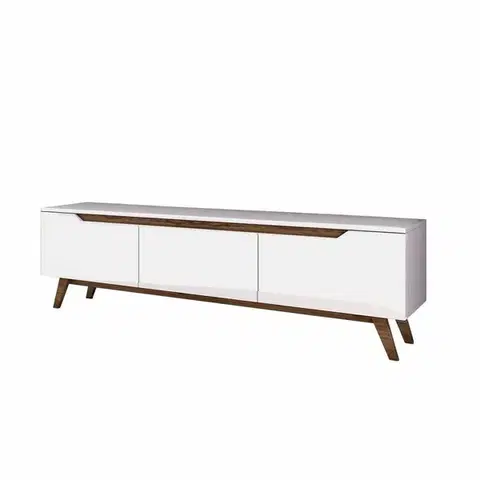 Konferenčné stolíky Televízny stolík Dita White and Walnut
