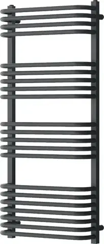 Radiátory do kúpeľne MEXEN - Apollo vykurovací rebrík/radiátor 1210 x 550 mm, 638 W, antracit W117-1210-550-00-66