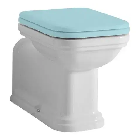 Záchody KERASAN - WALDORF WC misa 37x65cm, spodný/zadný odpad, biela 411601