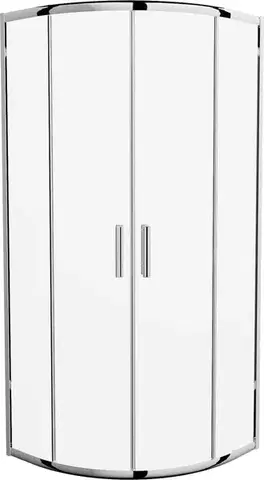 Sprchovacie kúty MEXEN - Rio štvrťkruhový sprchovací kút 70x70, sklo transparent, chróm 863-070-070-01-00