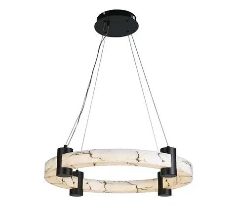 Svietidlá Searchlight 10868-1BK - LED luster na lanku MOONBEAM LED/29W/230V 10868-1BK