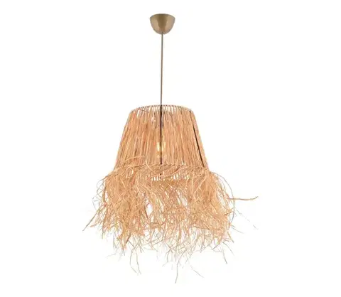 Svietidlá  Luster na lanku VALANCE 1xE27/40W/230V hnedá 390FLH1849
