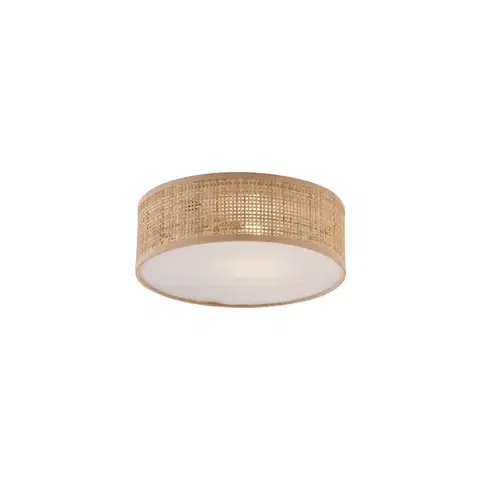 Stropné osvetlenie Orientálne ratanové stropné svietidlo 30 cm - Trammy