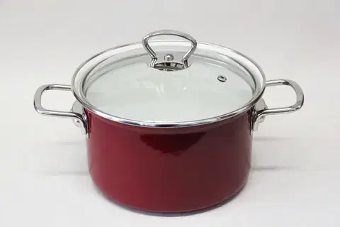 Hrnce BELIS - Hrniec + sklenená pokrievka ECO-CERAM 24cm 6,1L
