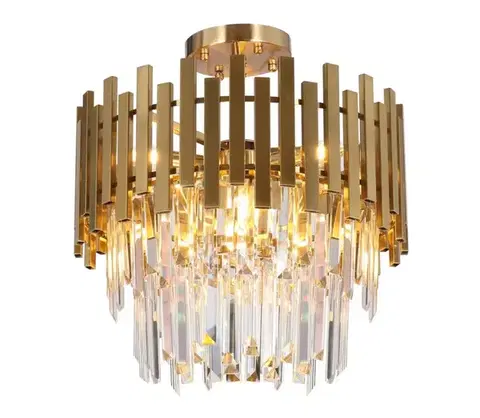 Svietidlá  Luster na tyči ASPEN 6xE14/40W/230V zlatá ML8810
