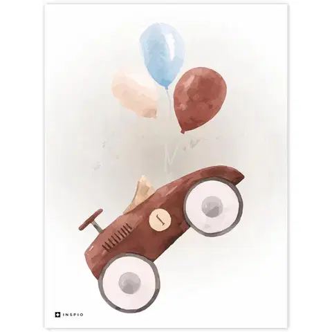 Obrazy do detskej izby Obrazy na stenu do detskej izby - Retro auto