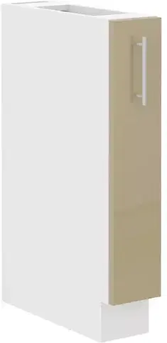 Kuchynské skrinky stojace Kuchynská skrinka 15D cargo bb MDF cappucino