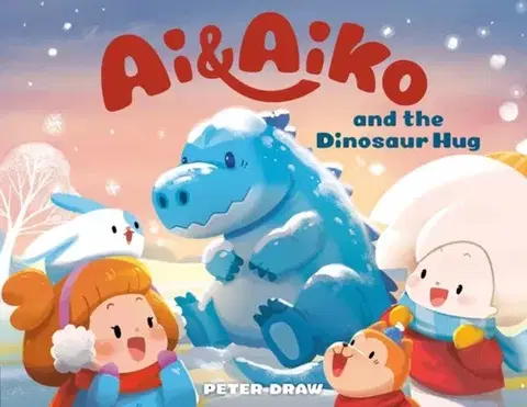 Leporelá, krabičky, puzzle knihy Ai & Aiko and the Dinosaur Hug - Peter Draw