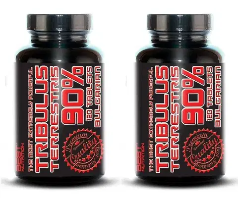 Anabolizéry a NO doplnky 1+1 Zadarmo: Tribulus Terrestris 90% - Best Nutrition 120 tbl. + 120 tbl.
