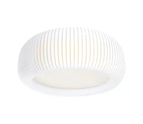 Svietidlá  Stropné svietidlo STRIPES 2xE27/40W/230V pr. 55 cm biela/krémová OBL-090-002-40
