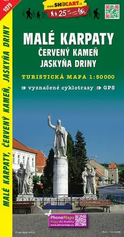 Voda, lyže, cyklo Malé Karpaty.Červený Kameň TM 1079 1:50 tis - Kolektív autorov