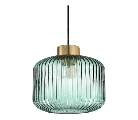 Svietidlá Ideal Lux - Luster na lanku MINT 1xE27/60W/230V pr. 24 cm zelená 237428