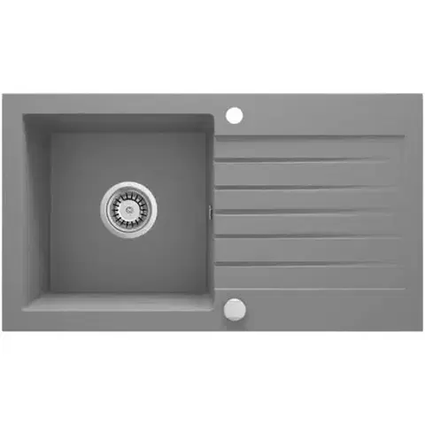Granitové drezy Granitový drez Pico 2 šedý 760x440