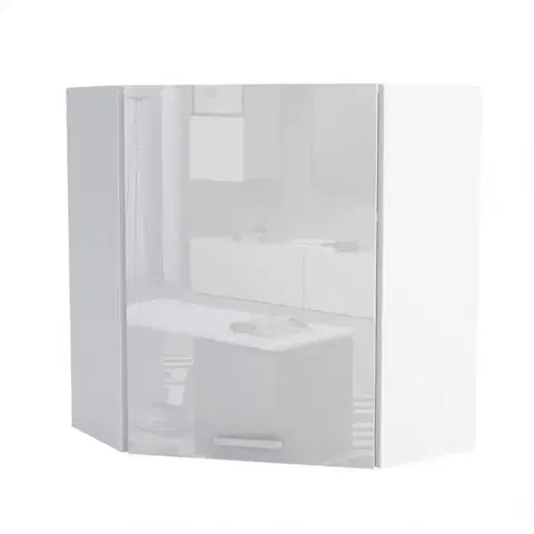Kuchynské skrinky visiace Kuchynská skrinka 60/60 GN V-72 LUX biela