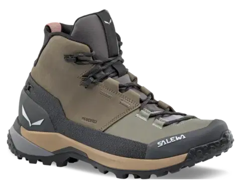 Vysoká outdoor obuv Salewa Puez Leather Mid PTX W Veľkosť: 41 EUR