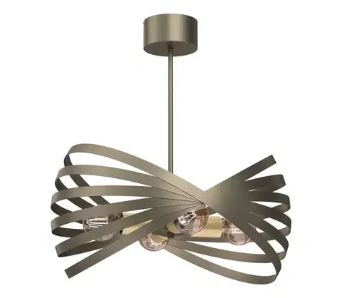 Svietidlá  Luster na tyči SPARKLE 4xE27/15W/230V mosadz 8992