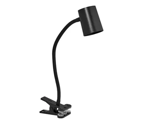 Lampy Osram - Stolná lampa s klipom DESK LINE 1xGU10/9W/230V čierna 4099854464416