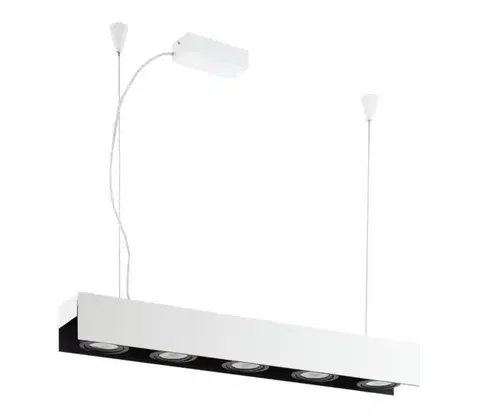 Svietidlá Eglo 39372 - LED Stmievateľný luster na lanku BADALONA 5xLED/5,4W/230V 39372