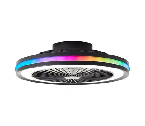 Ventilátory Brilliant - LED RGBW Stropné svietidlo s látorom PALMERO LED/40W/230V béžové + diaľkové ovládanie G99280/06