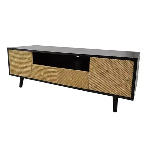 Všetky produkty TV stolík Vermont 140x46x47 black/wood