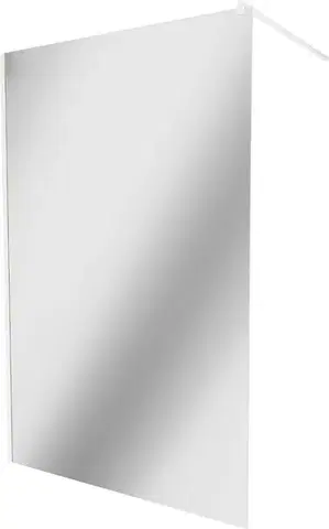 Sprchové dvere MEXEN/S - KIOTO Sprchová zástena WALK-IN 70 x 200, zrkadlové 8 mm, biela 800-070-101-20-50