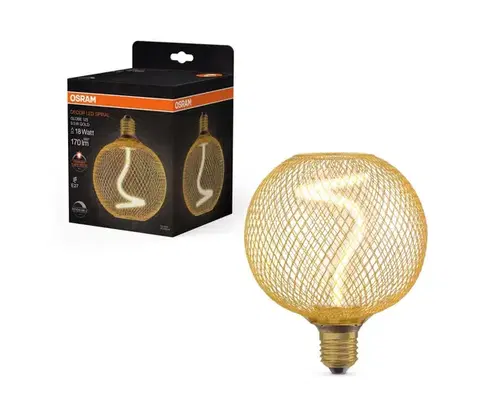 LED osvetlenie LED Stmievateľná žiarovka DECOR FILAMENT G125 E27/3,5W/230V 1800K zlatá - Osram 4058075840201